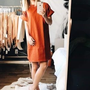 Amae Co. {101} tee dress linen